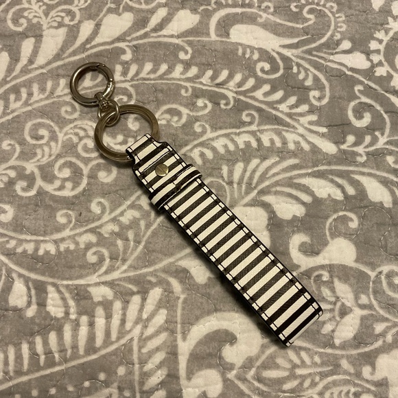 Henri Bendel Centennial Striped Keychain - Picture 3 of 7